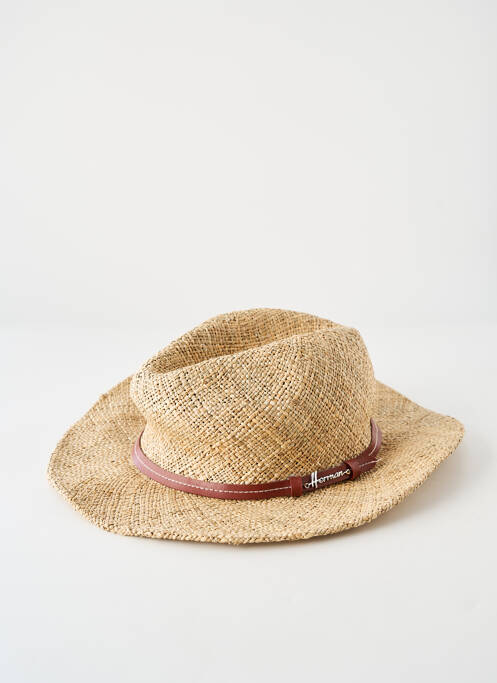 Chapeau beige HERMANN femme