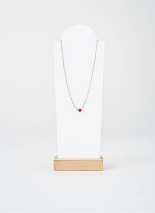 Collier rouge TWICE AS NICE femme