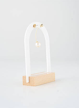 Boucles d’oreilles or PIECES femme