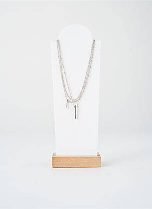 Collier argent PIECES femme