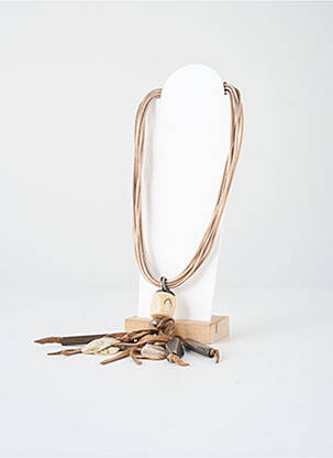 Collier marron DODI femme