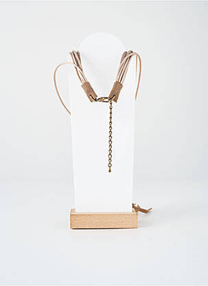 Collier marron DODI femme
