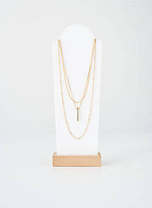 Collier or PIECES femme