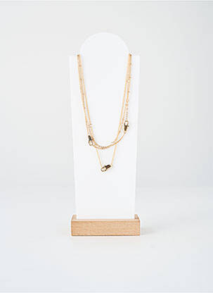 Collier or PIECES femme