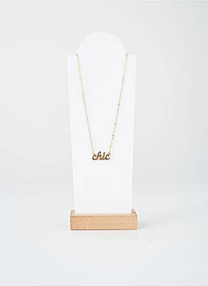 Collier or PIECES femme