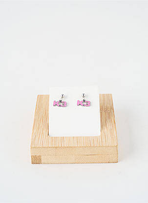 Boucles d’oreilles rose TWICE AS NICE femme