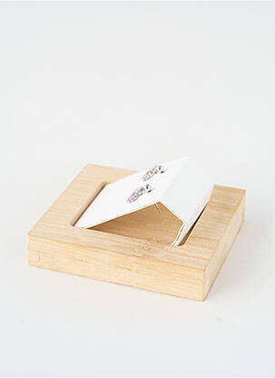 Boucles d’oreilles rose TWICE AS NICE femme
