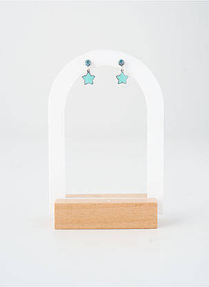 Boucles d’oreilles bleu TWICE AS NICE femme