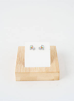 Boucles d’oreilles blanc TWICE AS NICE femme