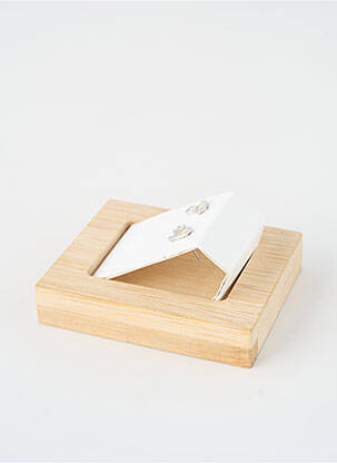 Boucles d’oreilles blanc TWICE AS NICE femme