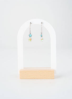 Boucles d’oreilles bleu TWICE AS NICE femme