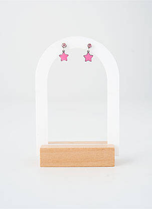 Boucles d’oreilles rose TWICE AS NICE femme