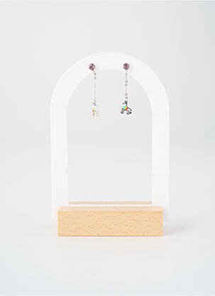 Boucles d’oreilles blanc TWICE AS NICE femme