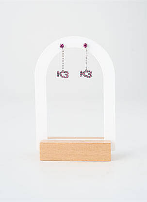 Boucles d’oreilles rose TWICE AS NICE femme