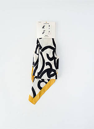 Foulard jaune MANGO femme