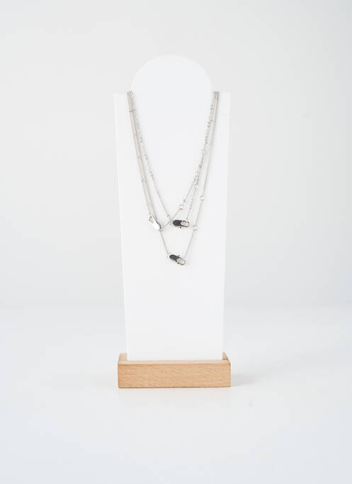 Collier argent PIECES femme