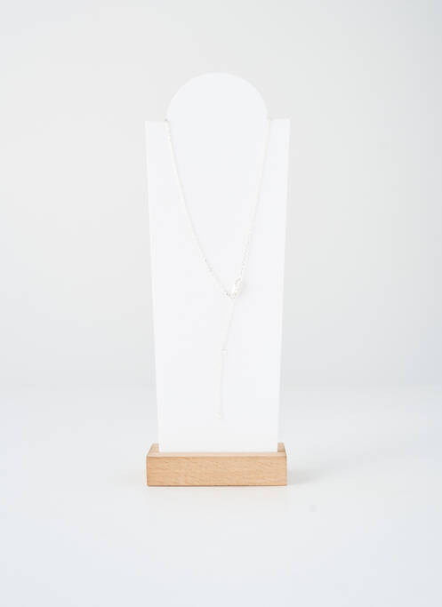 Collier argent PIECES femme