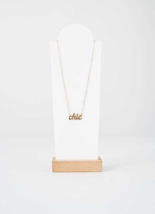 Collier or PIECES femme