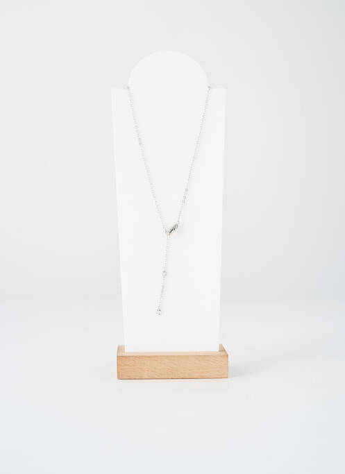 Collier argent PIECES femme