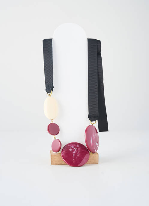Collier rouge MANGO femme