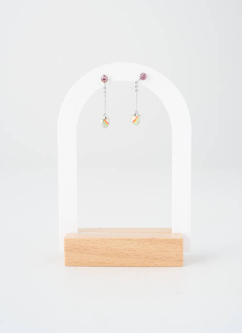 Boucles d’oreilles blanc TWICE AS NICE femme