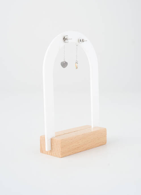 Boucles d’oreilles blanc TWICE AS NICE femme