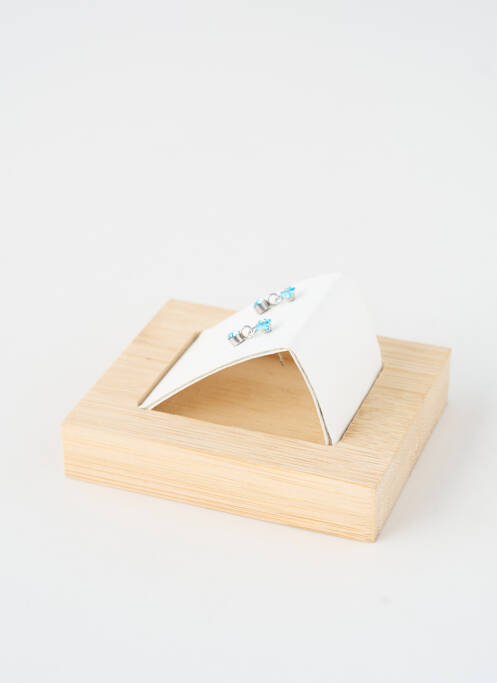 Boucles d’oreilles bleu TWICE AS NICE femme