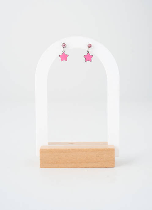 Boucles d’oreilles rose TWICE AS NICE femme