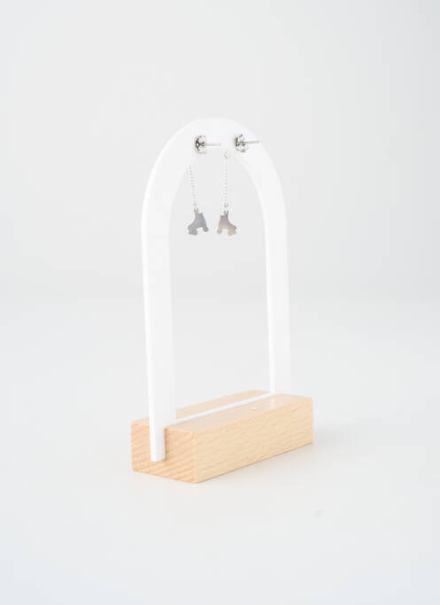 Boucles d’oreilles blanc TWICE AS NICE femme