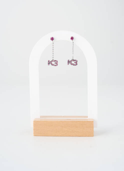 Boucles d’oreilles rose TWICE AS NICE femme