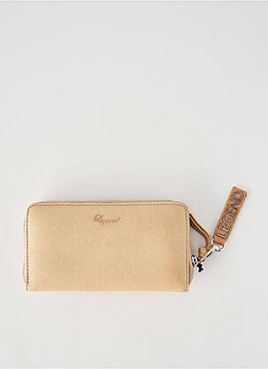 Porte-monnaie beige LEGEND femme
