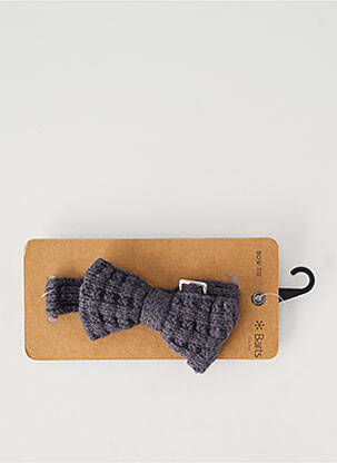 Noeud papillon gris BARTS femme