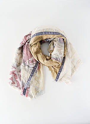 Echarpe ecru FOU DE LOU femme