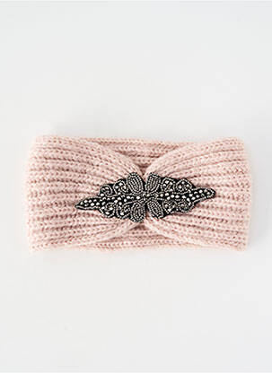 Col / tour de cou rose DODI femme