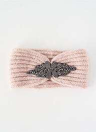 Col / tour de cou rose DODI femme