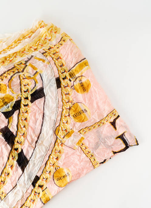 Foulard rose GUESS femme