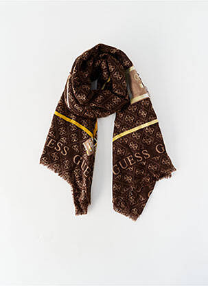 Foulard marron GUESS femme