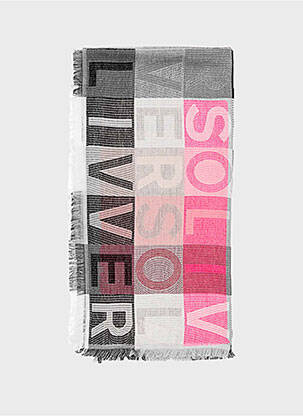 Foulard rose S.OLIVER femme