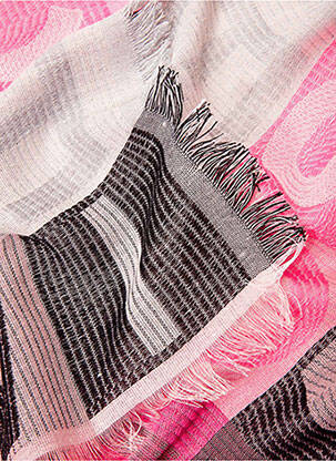 Foulard rose S.OLIVER femme
