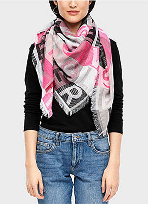 Foulard rose S.OLIVER femme