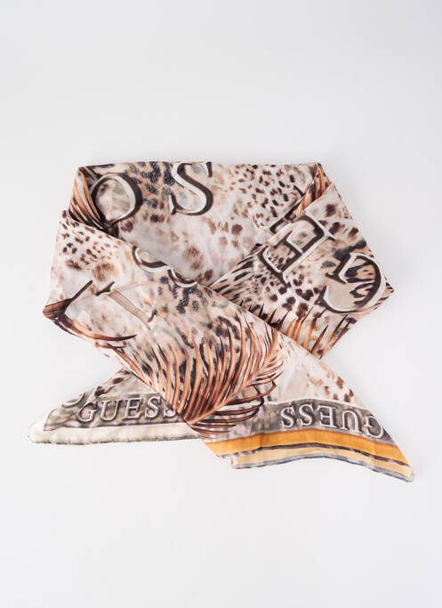 Foulard marron GUESS femme