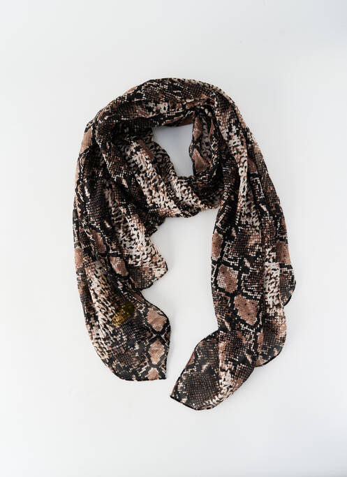 Foulard marron MORE & MORE femme