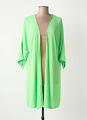 Gilet manches courtes vert SENSO femme