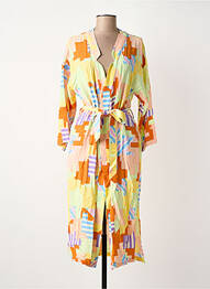 Robe longue jaune NUMPH femme