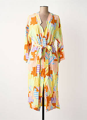 Robe longue jaune NUMPH femme