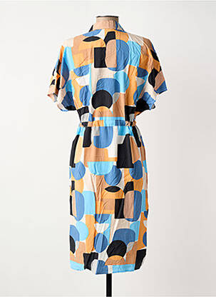 Robe mi-longue bleu TOM TAILOR femme