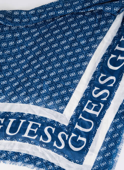 Foulard bleu GUESS femme