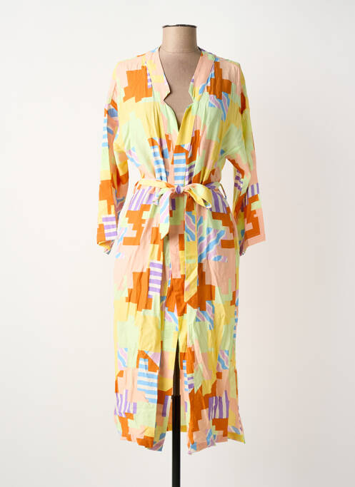 Robe longue jaune NUMPH femme