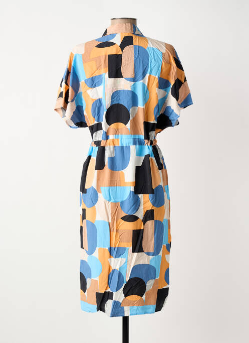 Robe mi-longue bleu TOM TAILOR femme