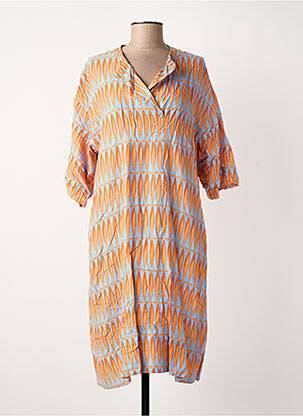 Robe courte orange TERRE BLEUE femme